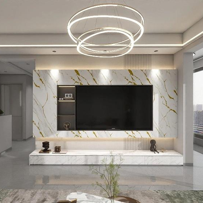 Phim truyền hình phòng khách tường nền PET