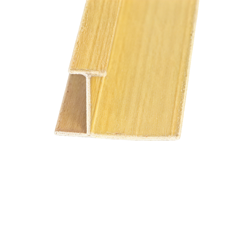 Viền nhôm X9 cho tấm Veneer gỗ 9mm trong không gian thương mại